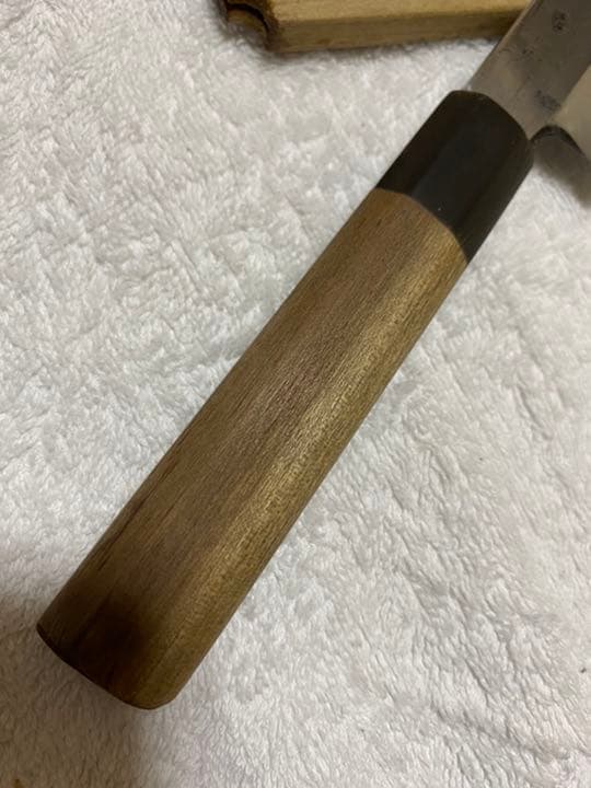 【英 5寸 鏡面 ムキモノ包丁 白本焼き】本焼きムキモノ包丁