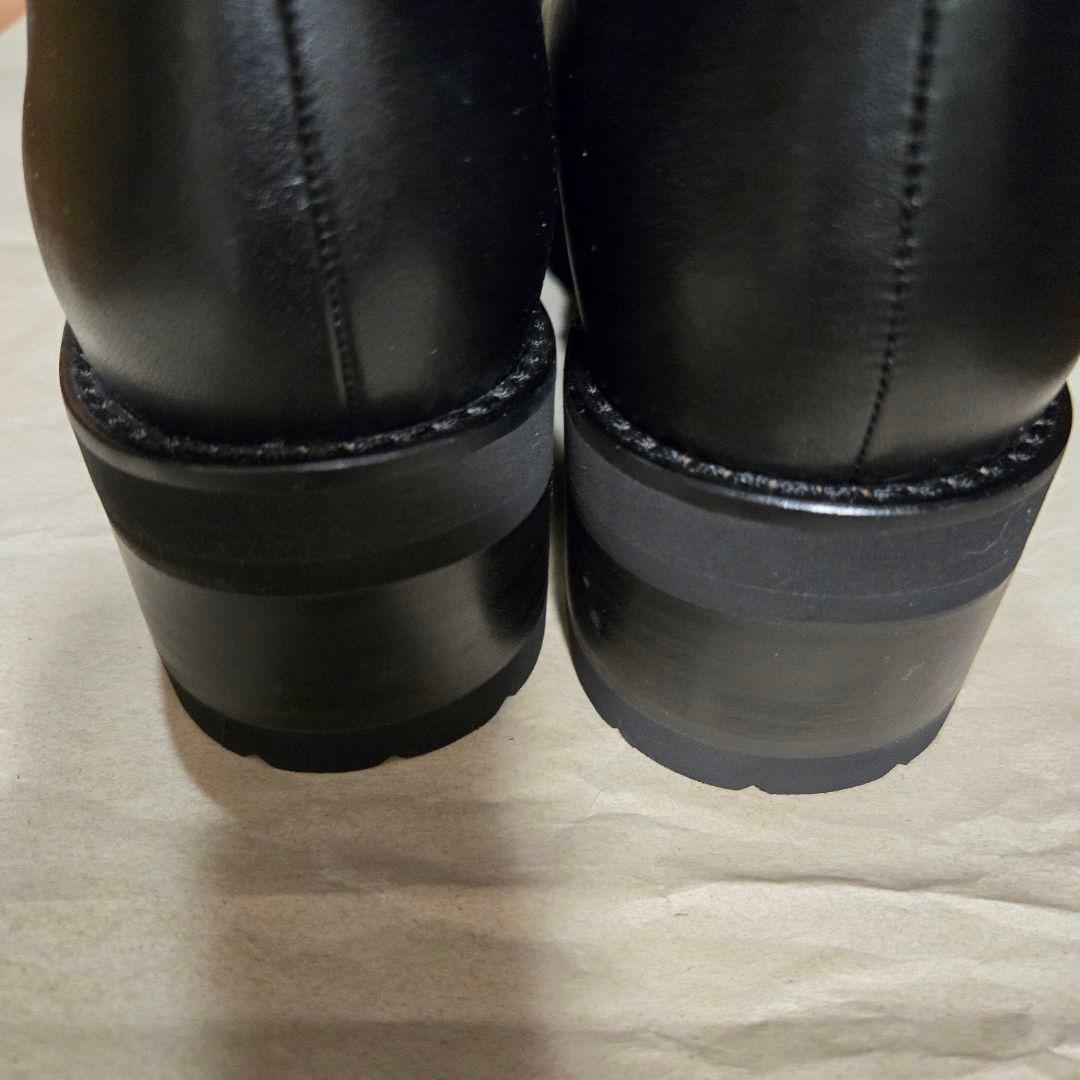 新品未使用品☆あしながおじさんワークブーツミドル丈ブーツ 22.5