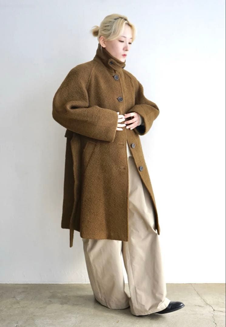 新品未使用 AMOMENTO アモーメント　Alpaca Raglan Coat