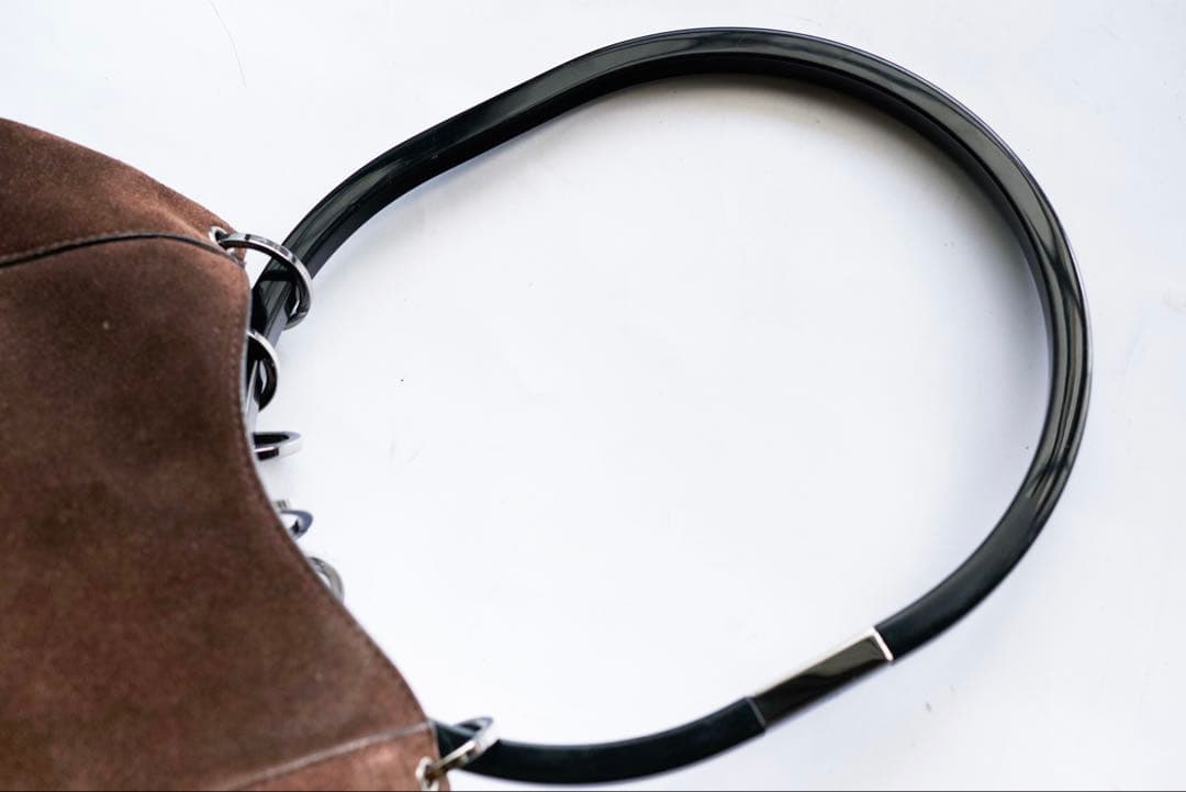 バッグ GUCCI Tom Ford Suede Leather Bucket Bag