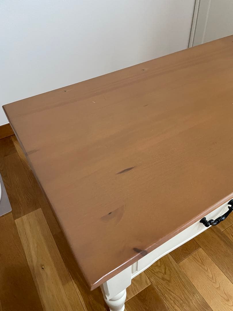 クラシックデザイン ローテーブル ホワイト