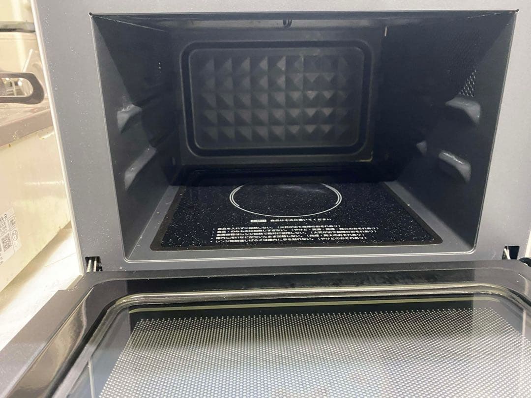 YAMAZEN 電子レンジ YRJ-F181V(W) 18L オーブン機能付き