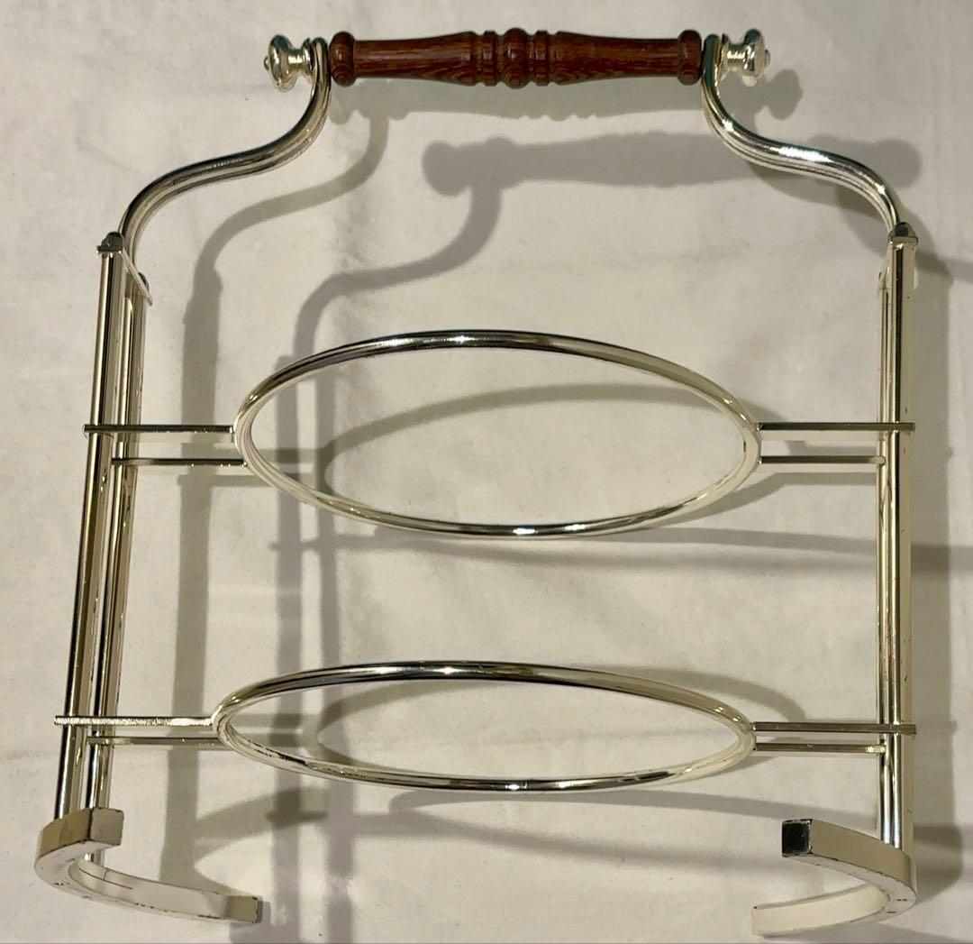 アフタヌーンティー、ハイティー両用２段スタンド