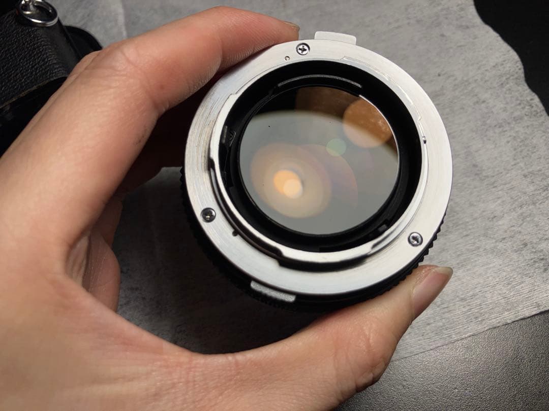 OLYMPUS om1 + 50 1.2 レンズ