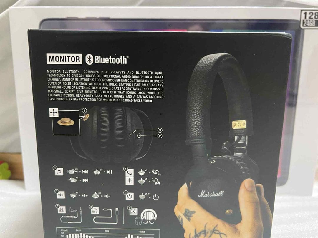 Marshall Monitor Bluetooth ヘッドフォン