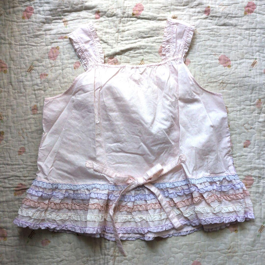 新品 ピンクハウス♥あじさいグラデーションフリルキャミソールブラウス 2025年