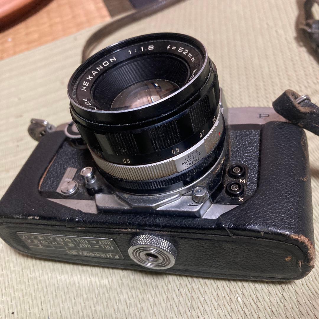 フィルムカメラ レザーケース付き