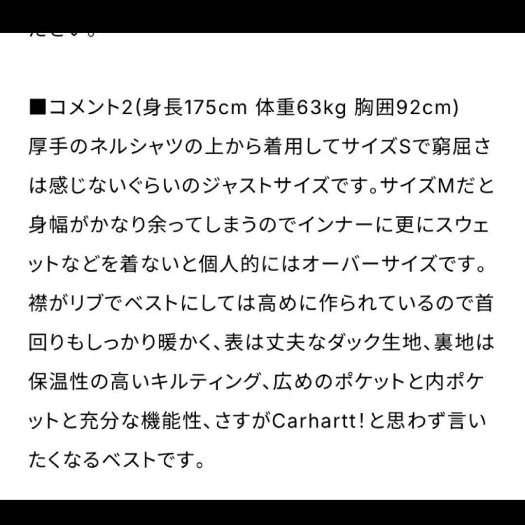 Carhartt ダックベストリラックスフィットM