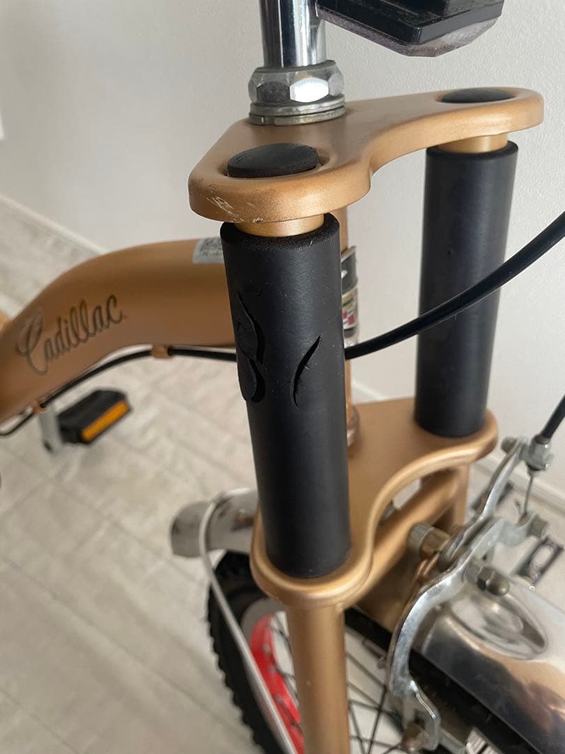 お引き取り限定 キャデラック 16インチ 幼児用自転車 ゴールド 希少 廃盤