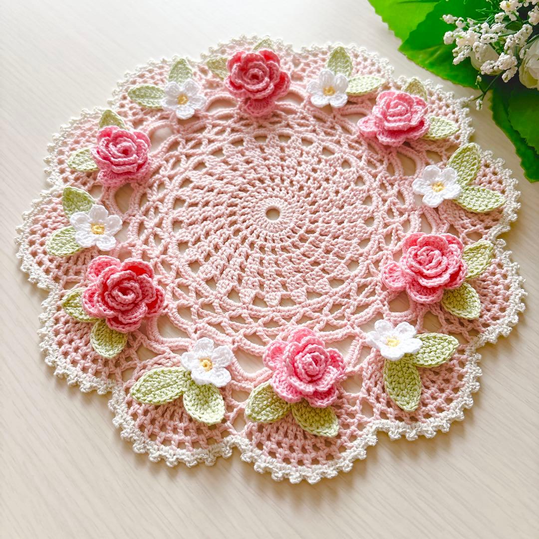 ♡19♡❁.*・゜レース編みドイリー❁.*・゜