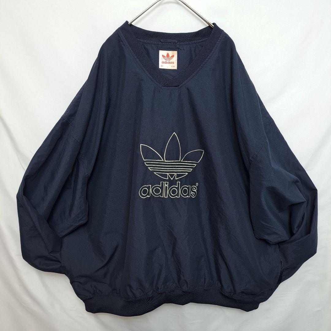 【美品】adidas　アディダス　トレフォイルロゴ　ビッグロゴ　赤タグ