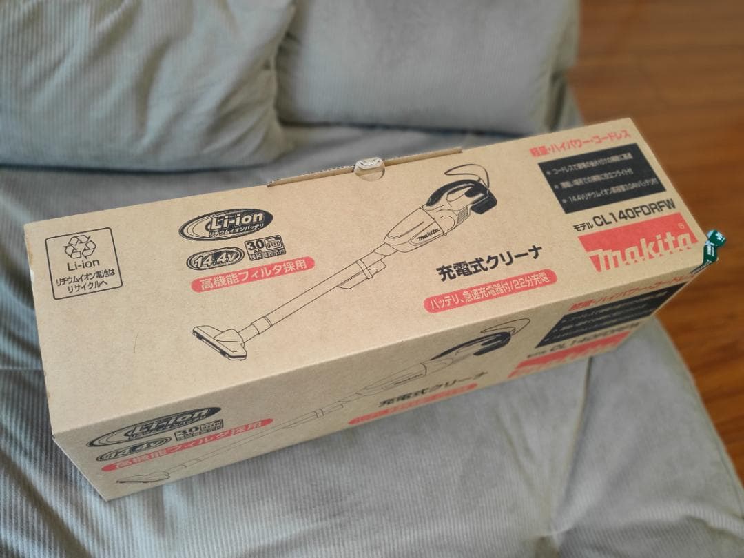 makita マキタ CL140FDRFW コードレスクリーナー 掃除機