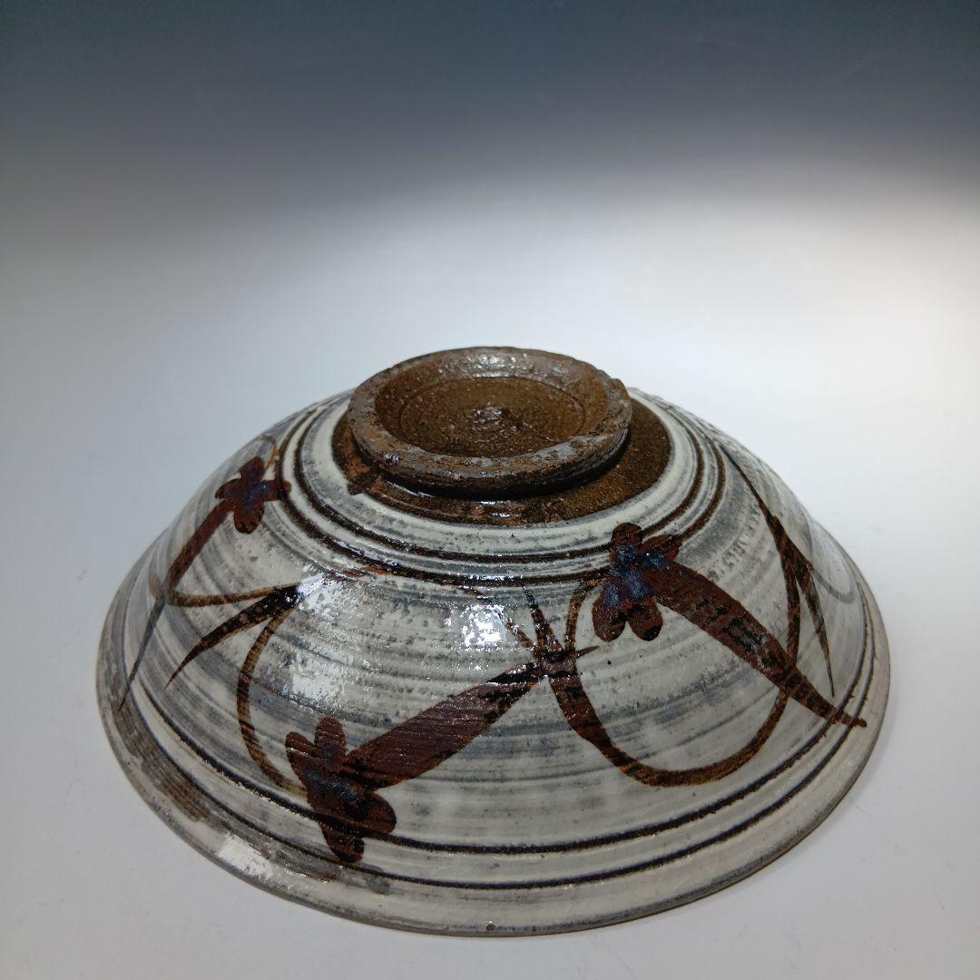 値下げ茶道具　13代太郎右衛門(本人)作　唐津　 絵刷毛目平茶碗　共箱　美品