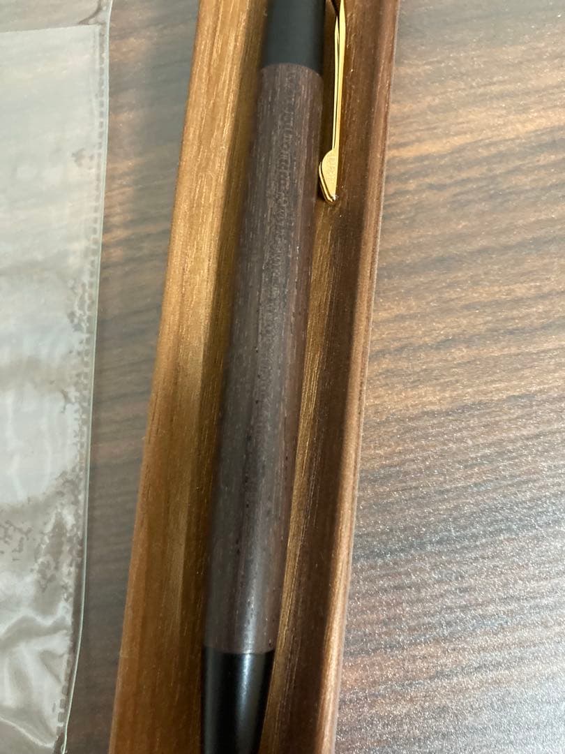 野原工芸　シャーペン　インドローズドウッド 固定式金具　おまけ付き