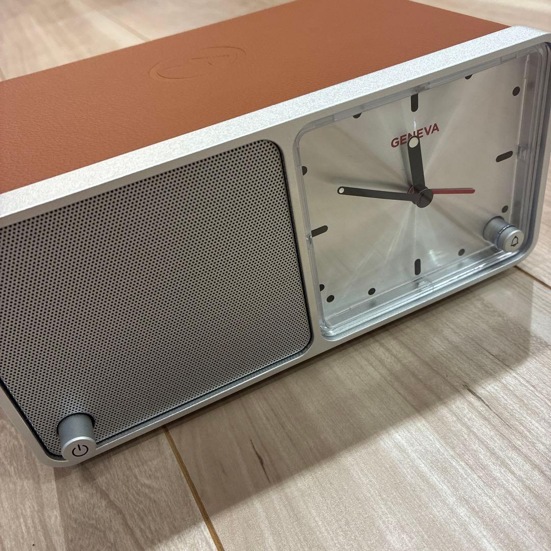 GENEVA ジェネバ　スピーカー付き時計 Bluetooth