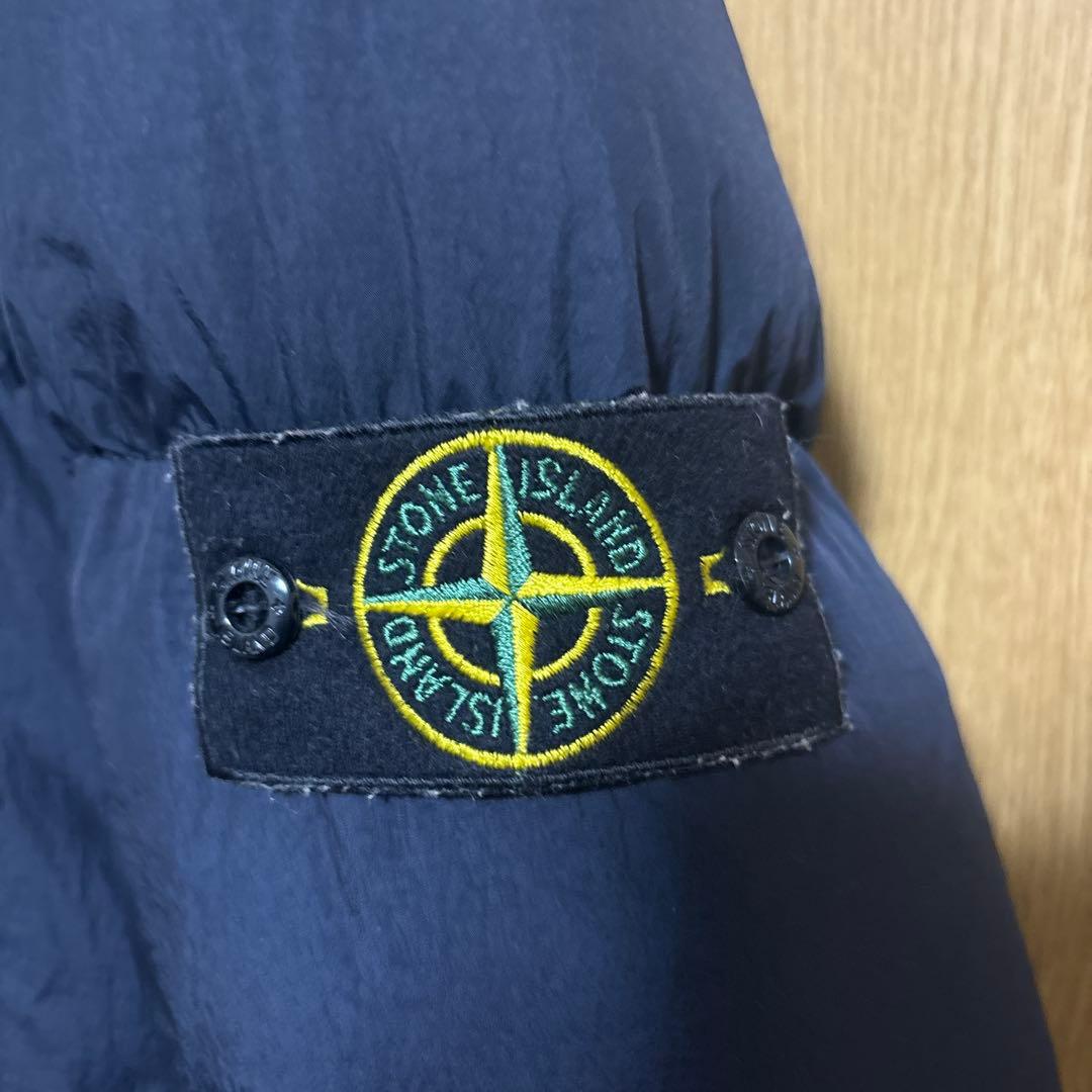 Stone  フード付きダウンジャケット ネイビー