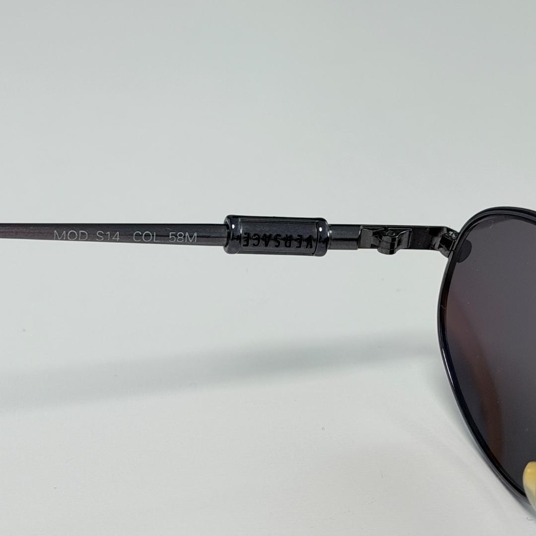 VERSACE ヴェルサーチ オーバル型 サングラス ヴィンテージ S14