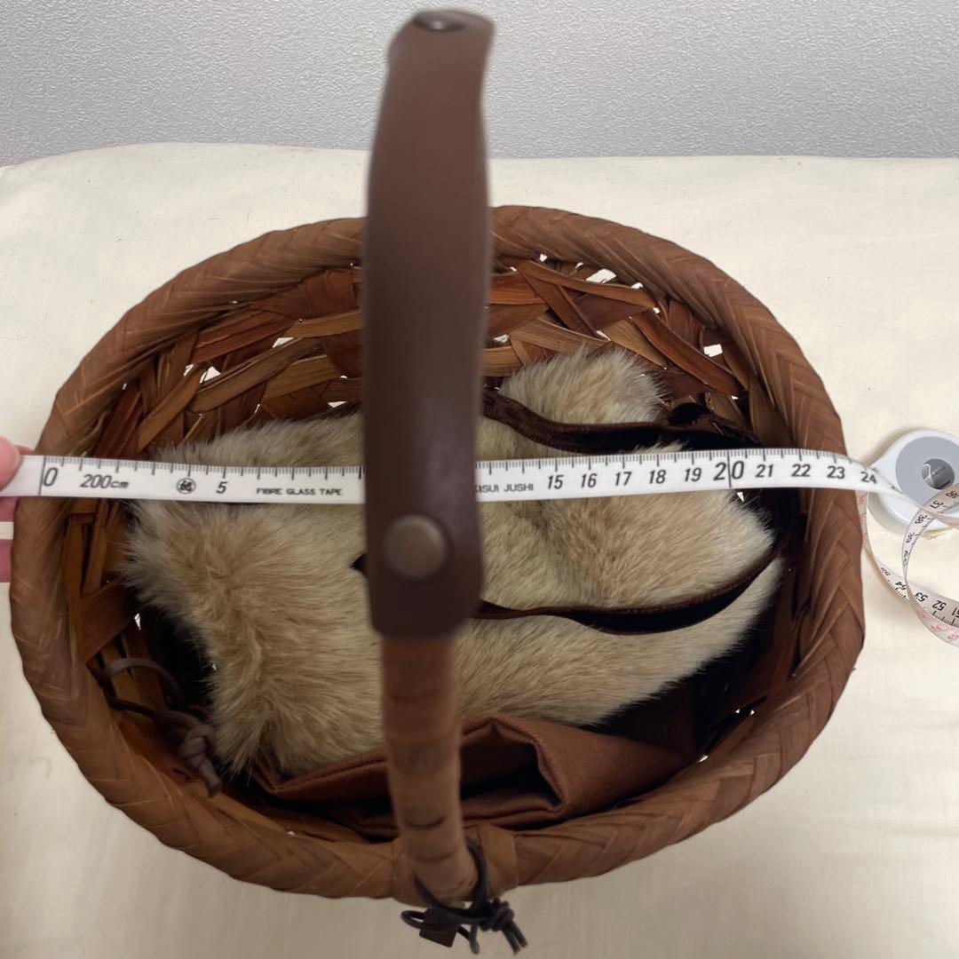 かごや　山ぶどう　ヤマブドウ　カゴバッグ　新品