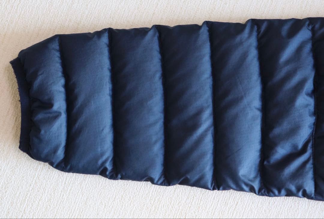 【リペアシート付】パタゴニア ダウンセーターフーディ M 紺×赤 84701