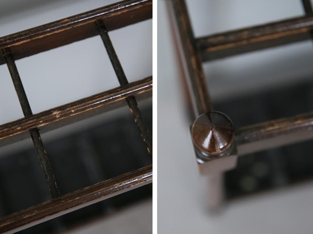 英国アンティーク木製傘立て/アンブレラスタンド/玄関インテリア(92-122)