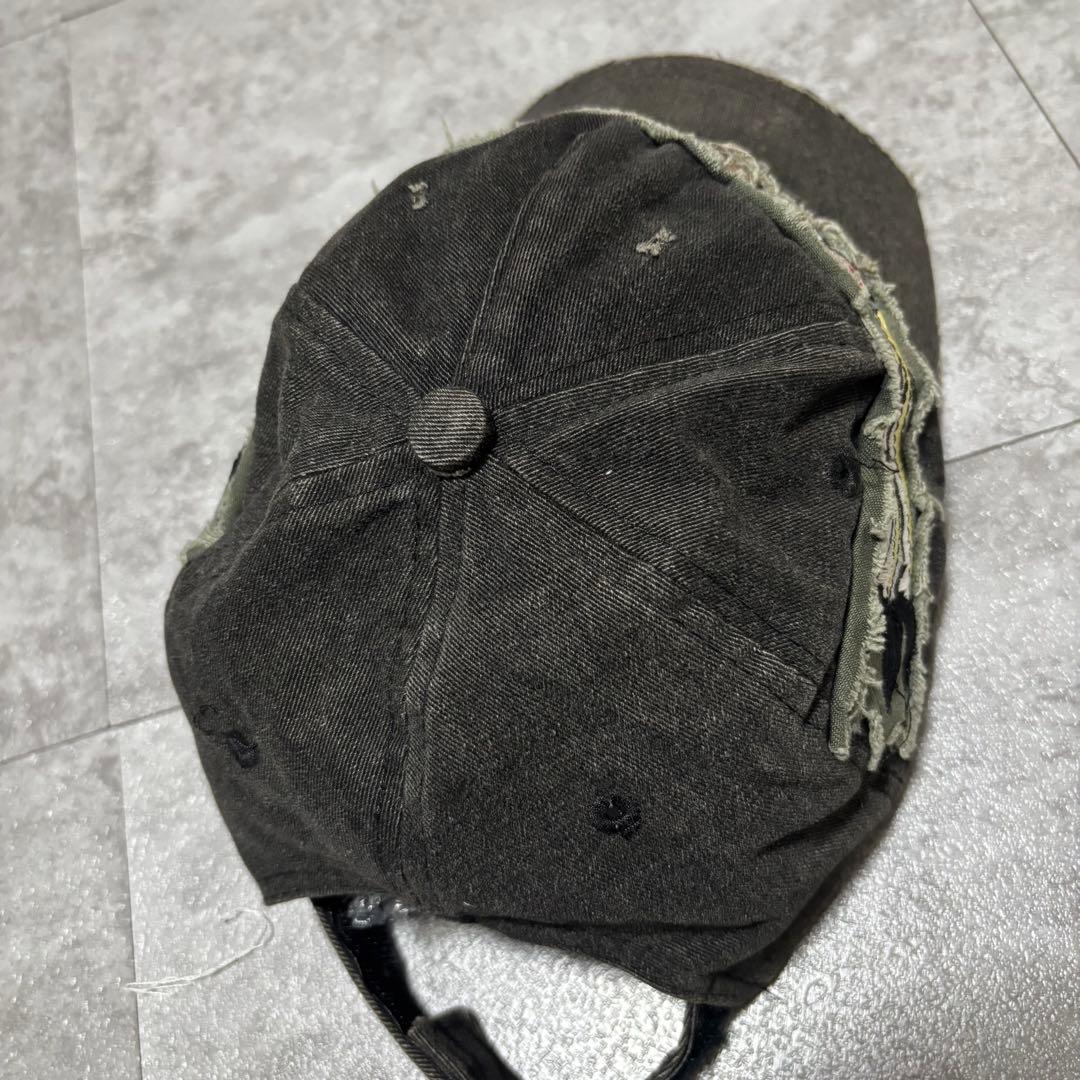 “DSQUARED2 ディースクエアード ダメージ加工　キャップ