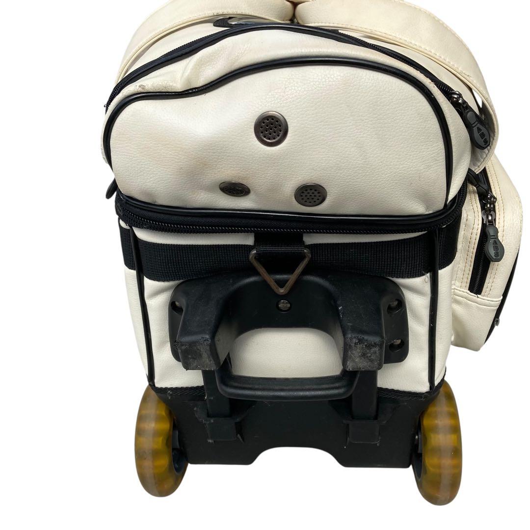 レア　Doggy 犬　わんちゃん　ボウリング用バッグ ABS PRO-am 白色