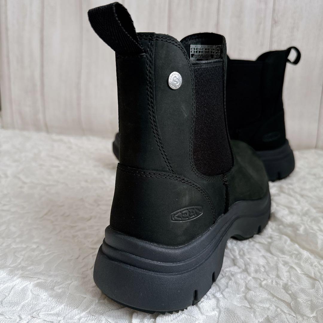 【美品】KEEN キーン 防水 チェルシーブーツ サイドゴア アウトドア 通勤