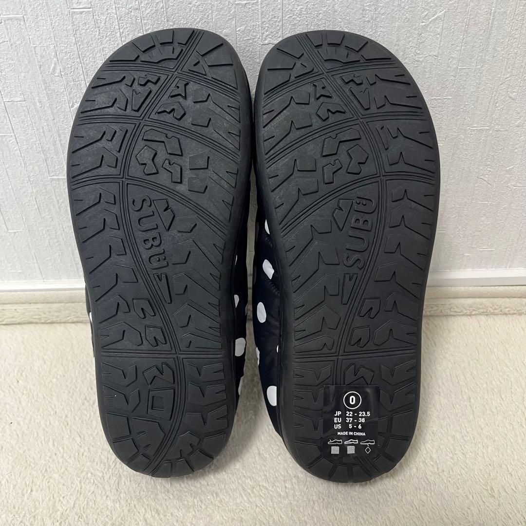 新品未使用タグ付き SUBU ドット サンダル 22.0〜23.5 DOTS