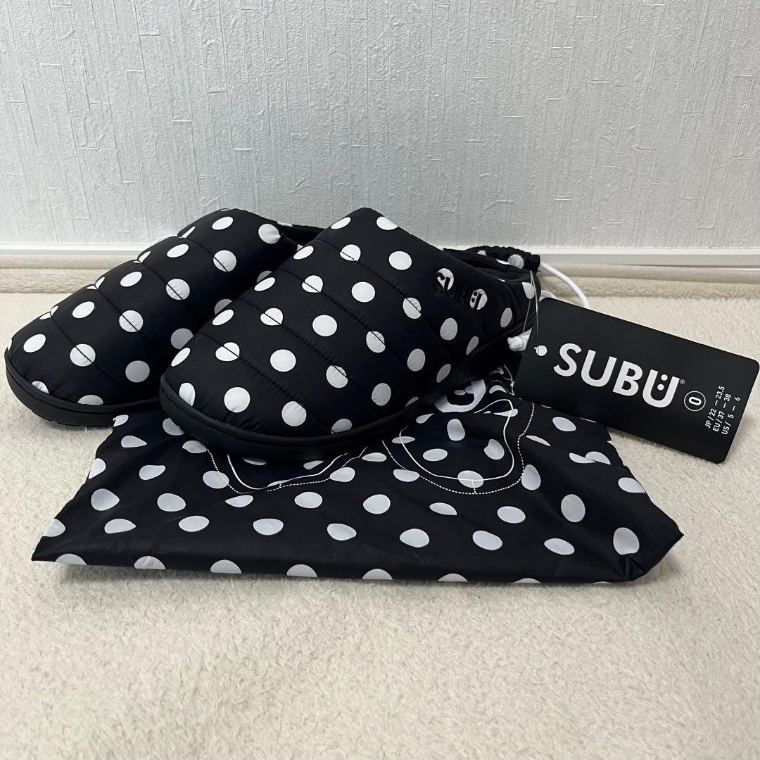 新品未使用タグ付き SUBU ドット サンダル 22.0〜23.5 DOTS