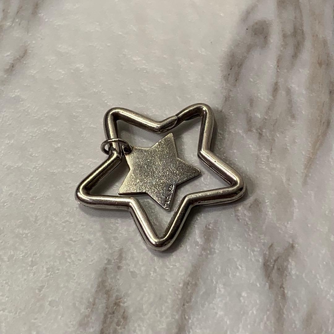 ティファニー キーリング シルバー925 刻印 スター 星 キーホルダー