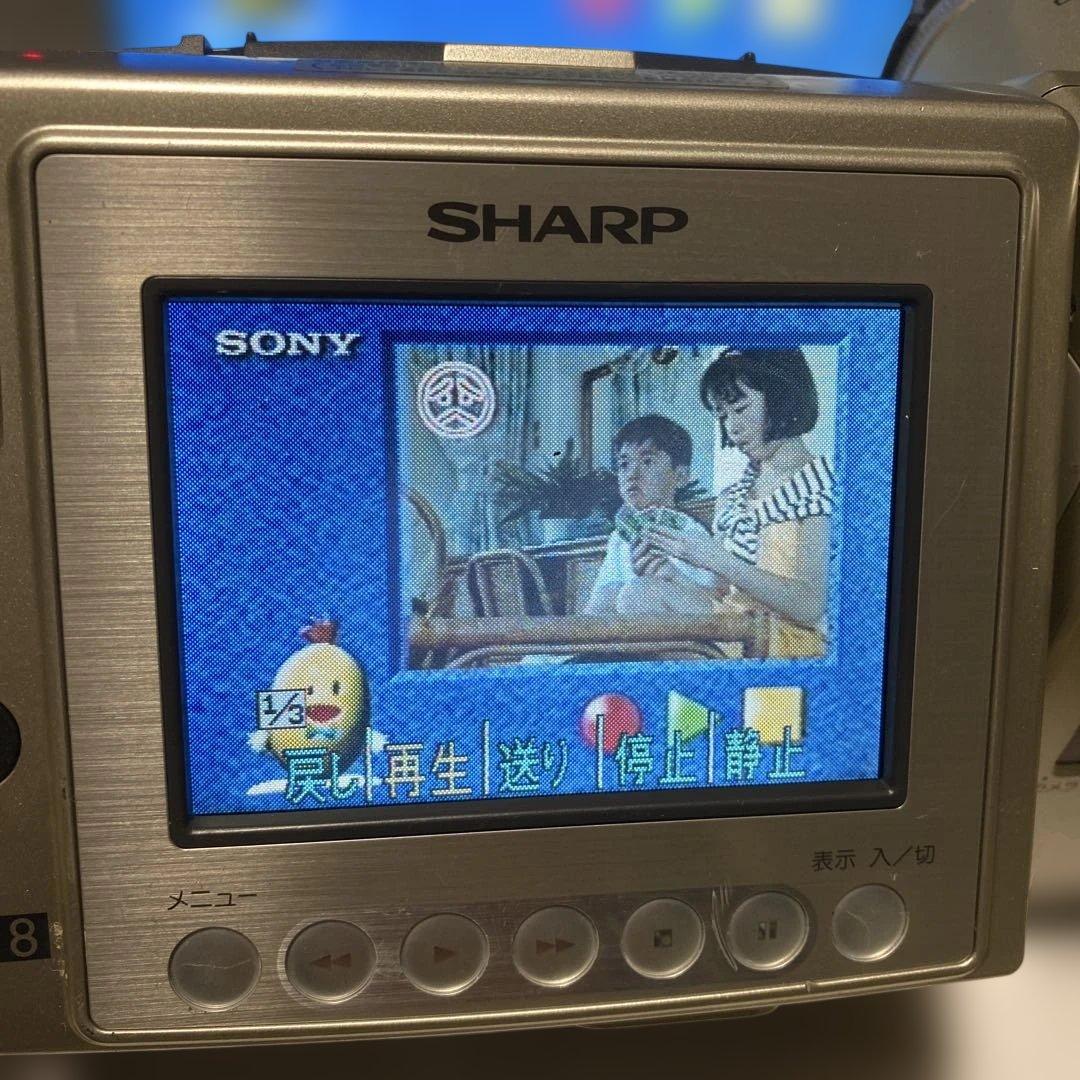 SHARP VideoHi8 ビデオカメラ　VL-EH500 ⑦