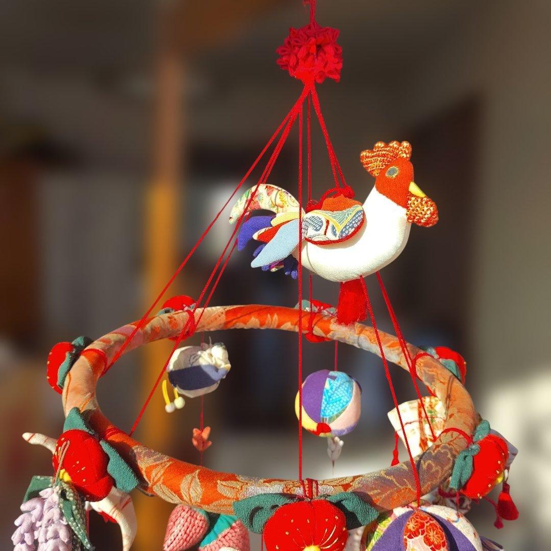 手作り日本の雛飾り 吊り飾り 飾り雛