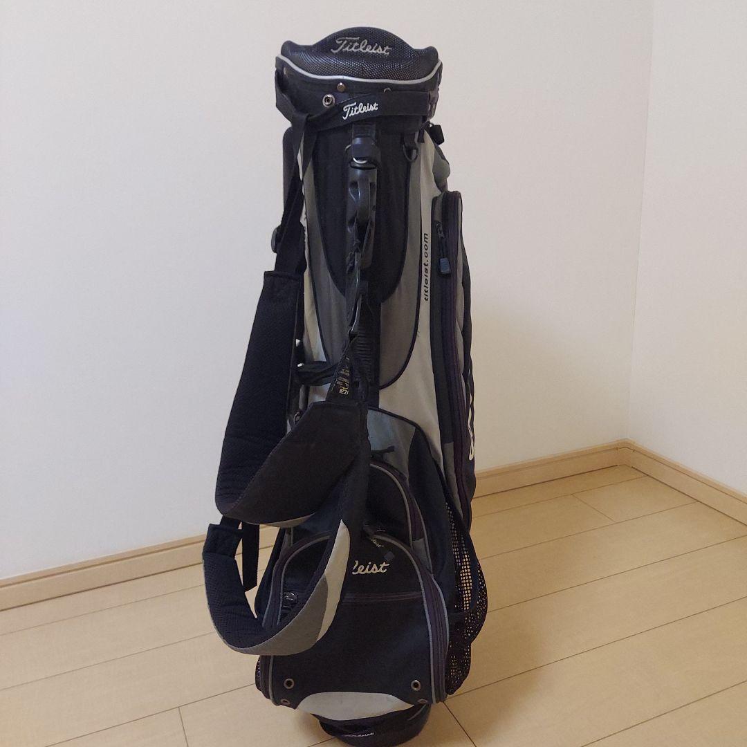 Titleist タイトリスト 軽量 キャディバック スタンド ブラック/グレー