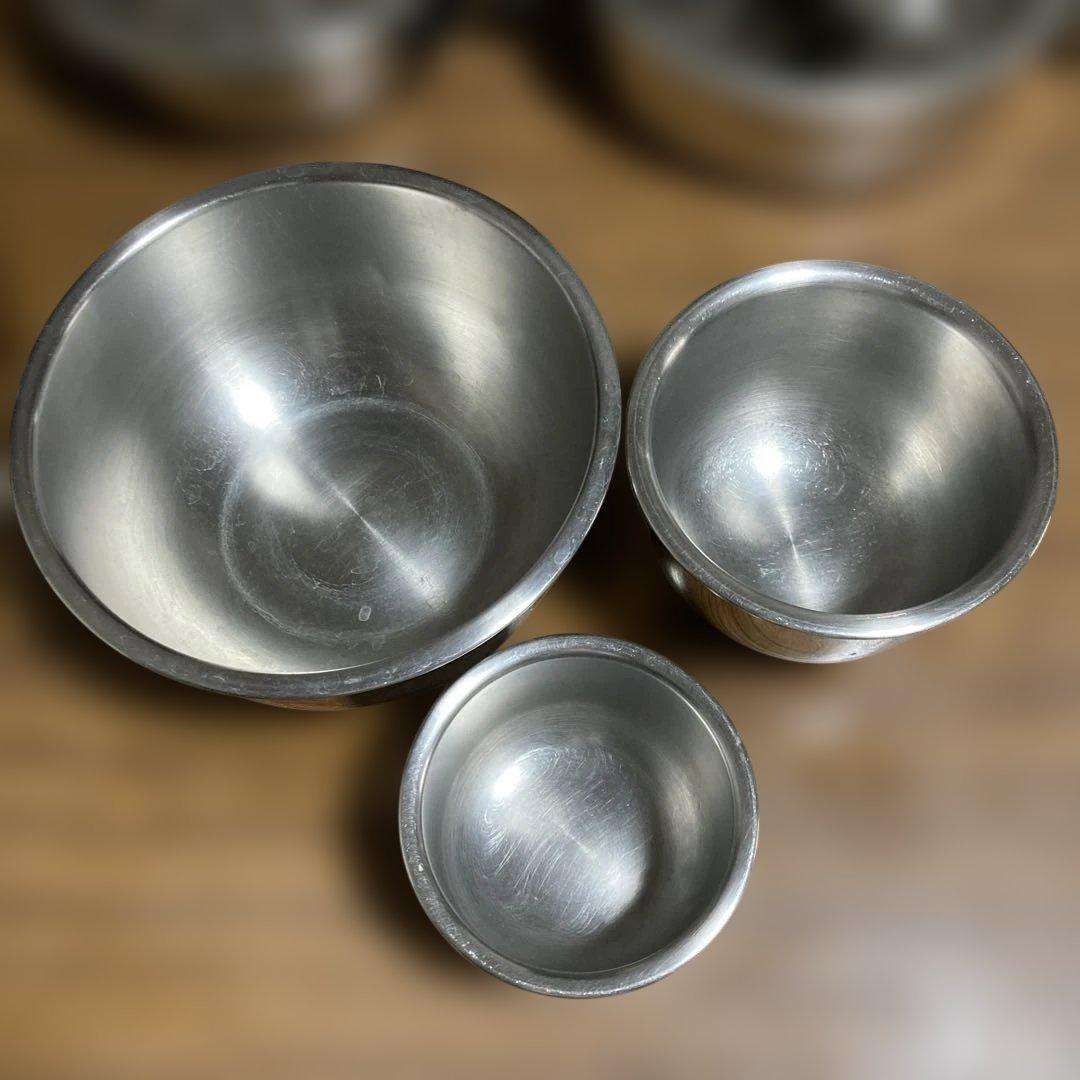 ［18日まで］インコア鍋　ウイスコフライパン、ボール等セット　ガス火専用