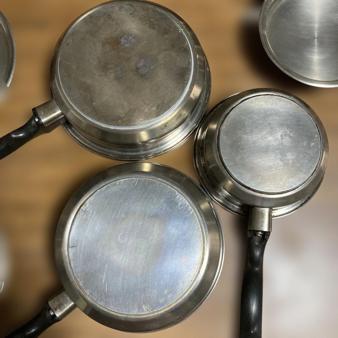 ［18日まで］インコア鍋　ウイスコフライパン、ボール等セット　ガス火専用