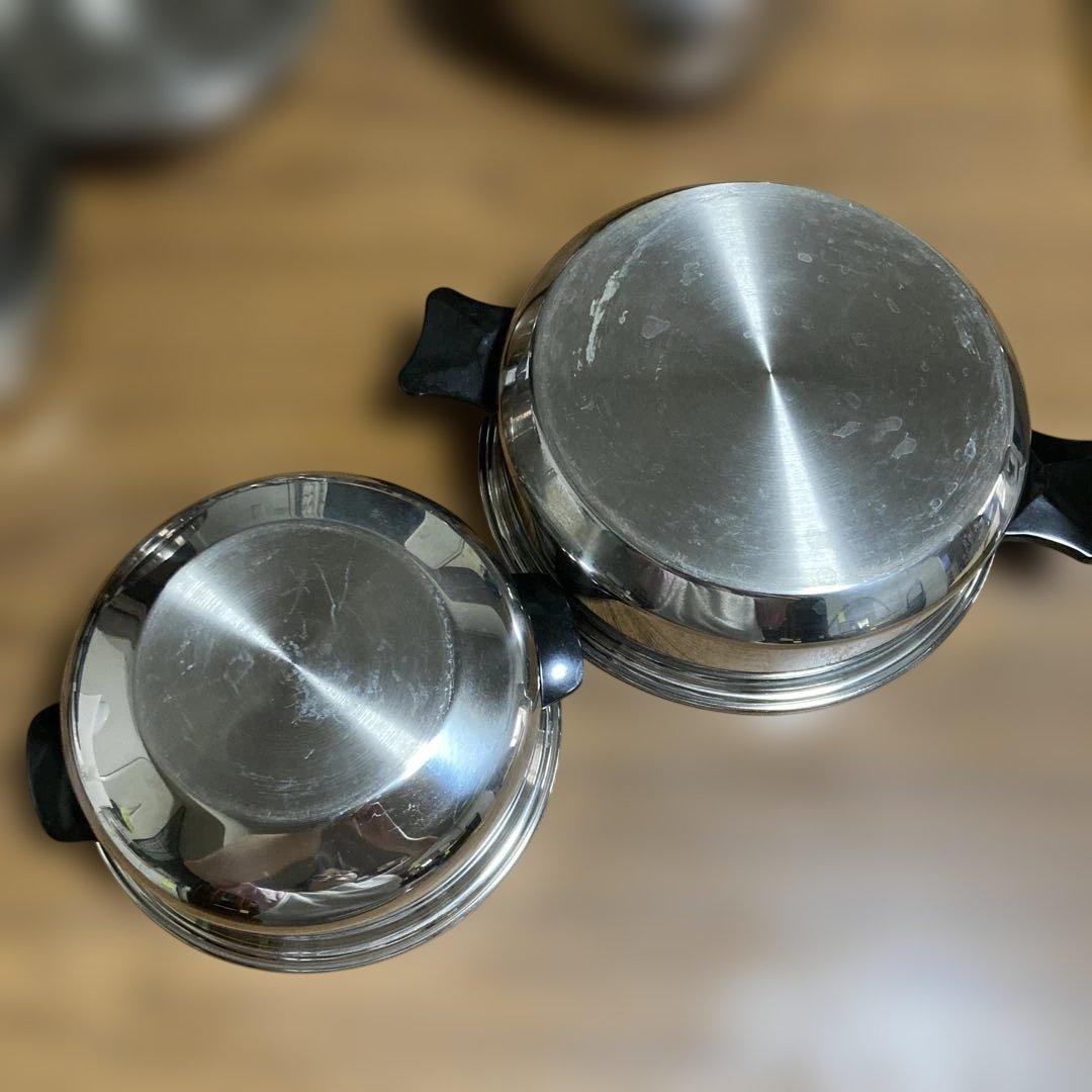 ［18日まで］インコア鍋　ウイスコフライパン、ボール等セット　ガス火専用