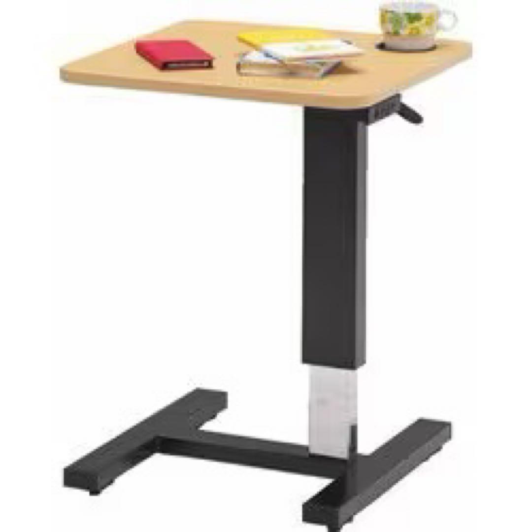 新品未使用【一点限り】昇降式 サイドテーブル カップホルダー DW-1209A