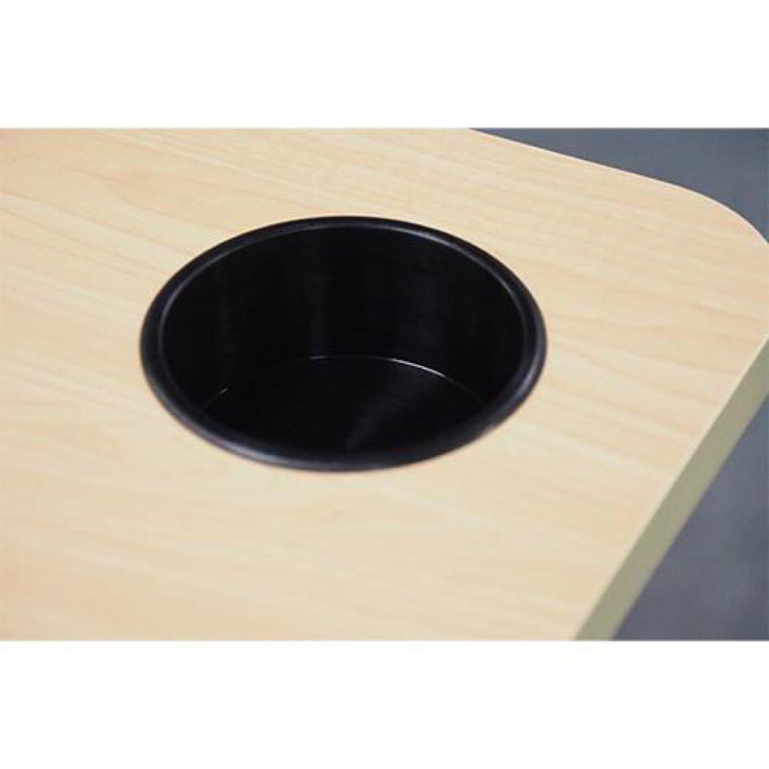 新品未使用【一点限り】昇降式 サイドテーブル カップホルダー DW-1209A