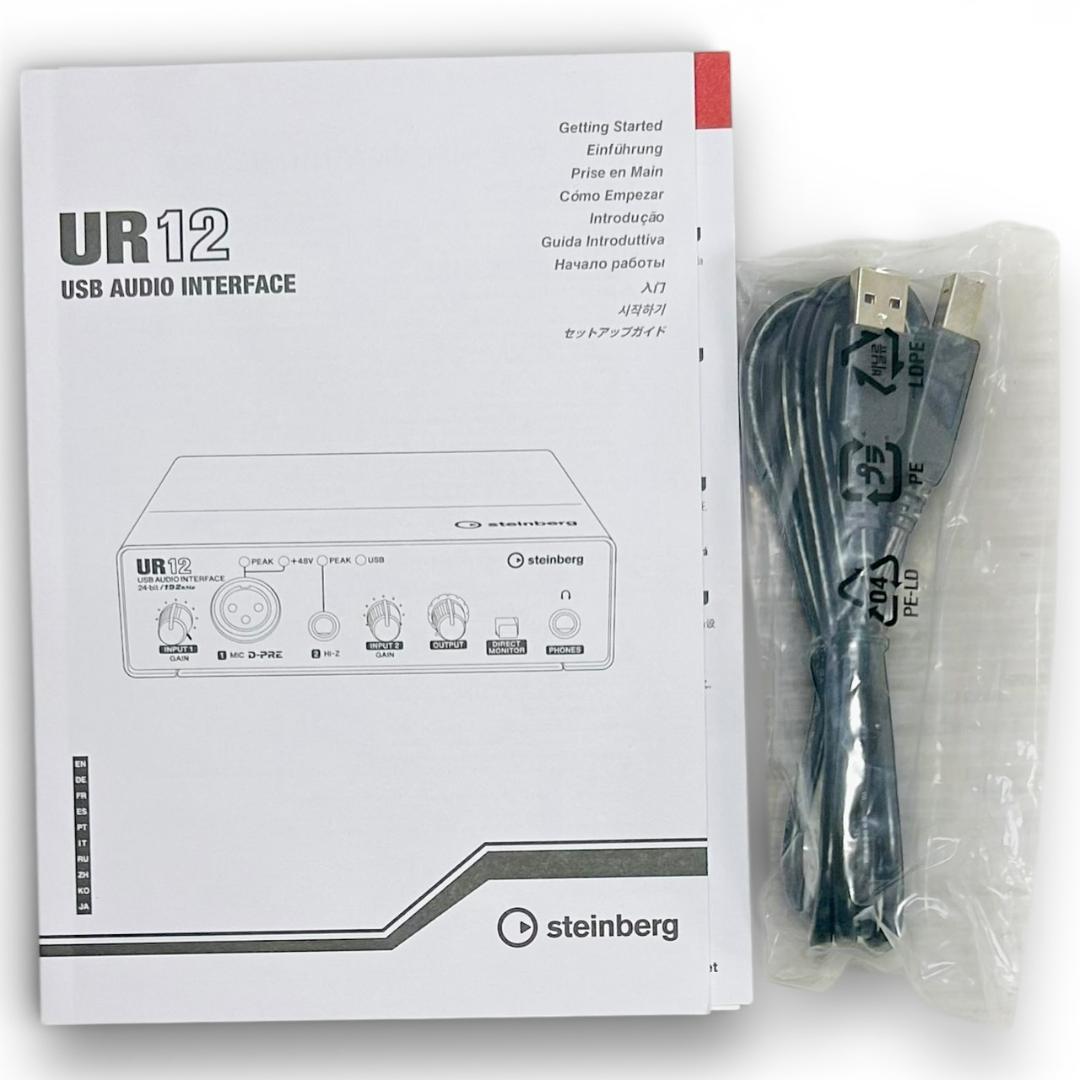 ★未使用品★極美品 Steinberg UR12 オーディオインターフェース