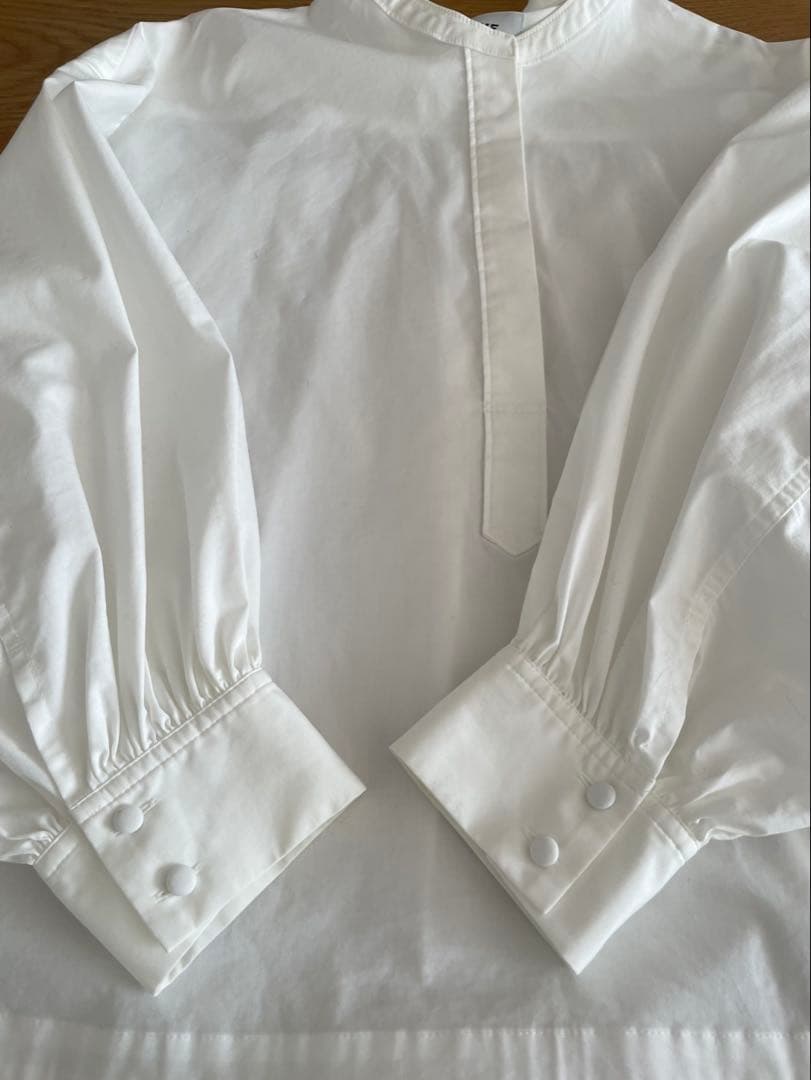 SHINME シンメ　ボリュームシャツ　ホワイト　M