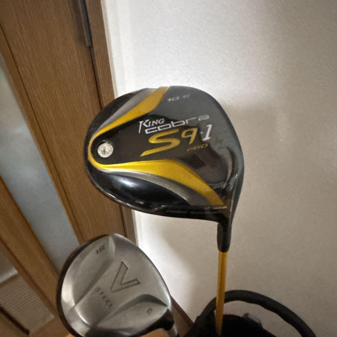 Puma キャディバッグ　ゴルフクラブセット　12本　初心者