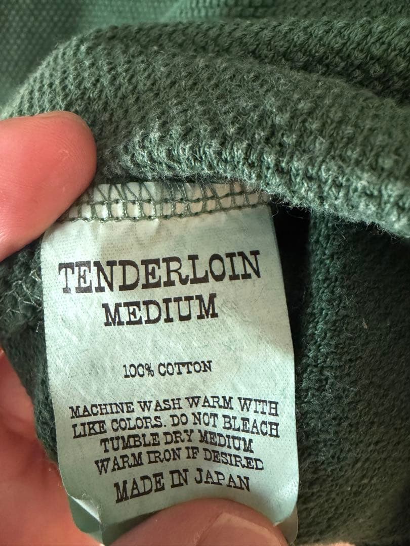 TENDERLOIN MOSS STITCH POLOモスステッチ バックロゴ