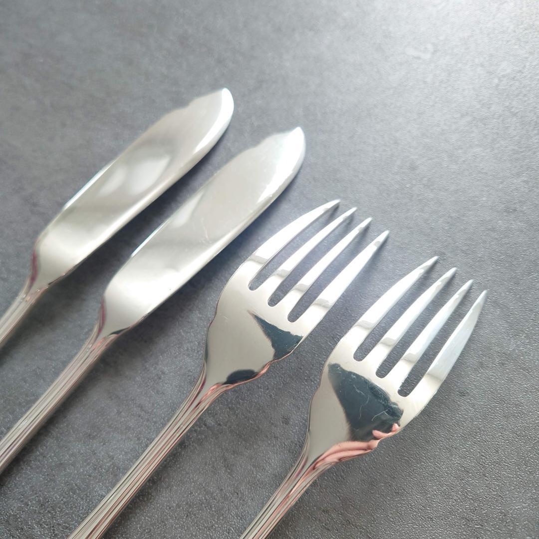 希少 美品 クリストフル アルビ フィッシュナイフ フィッシュフォーク 4点