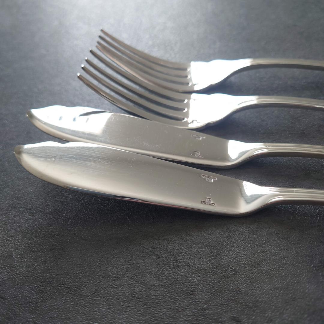 希少 美品 クリストフル アルビ フィッシュナイフ フィッシュフォーク 4点