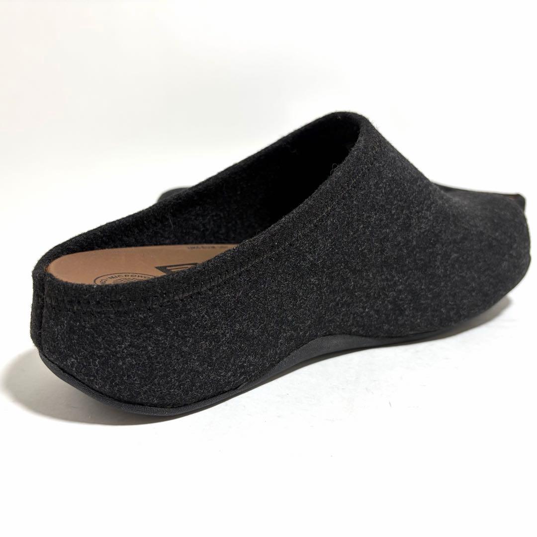 新品同様☆fitflop SHUV FELT シャビフェルト ブラック 24cm