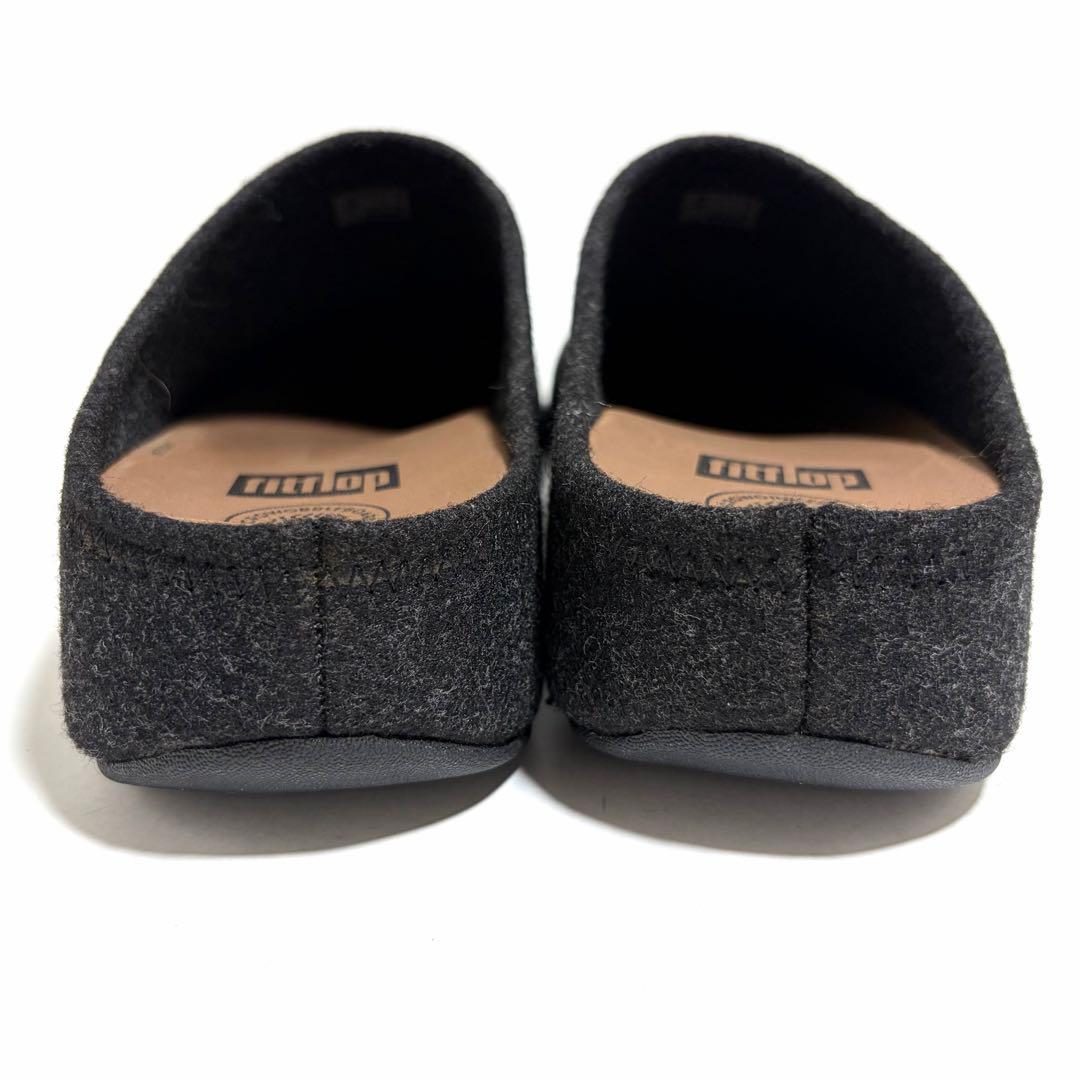 新品同様☆fitflop SHUV FELT シャビフェルト ブラック 24cm