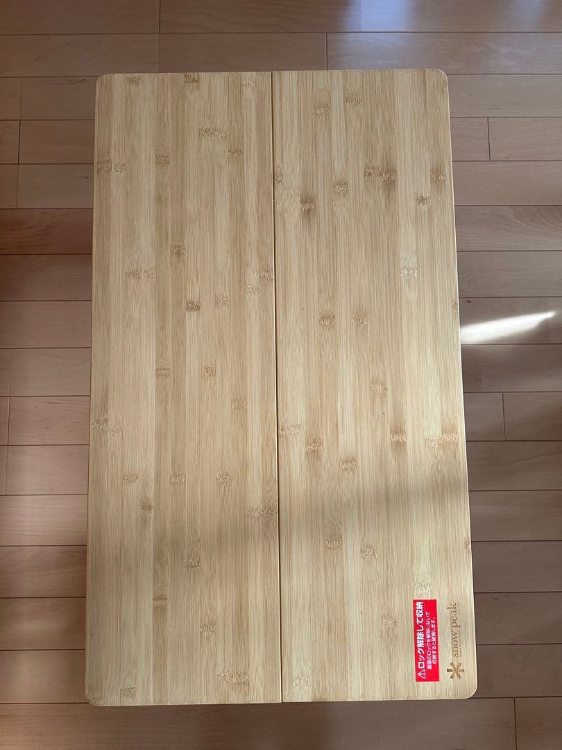 スノーピーク ワンアクションローテーブル竹