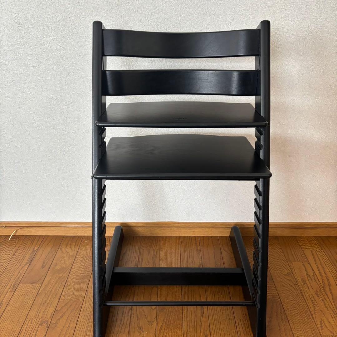 ＊美品＊ストッケ　トリップ トラップ　ベビーチェア+ベビーセット　ブラック