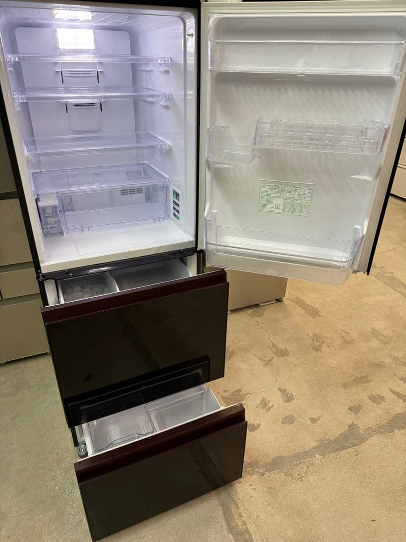 【高年式】2020年製 350L シャープ 3ドア冷凍冷蔵庫 SJ-GE35F