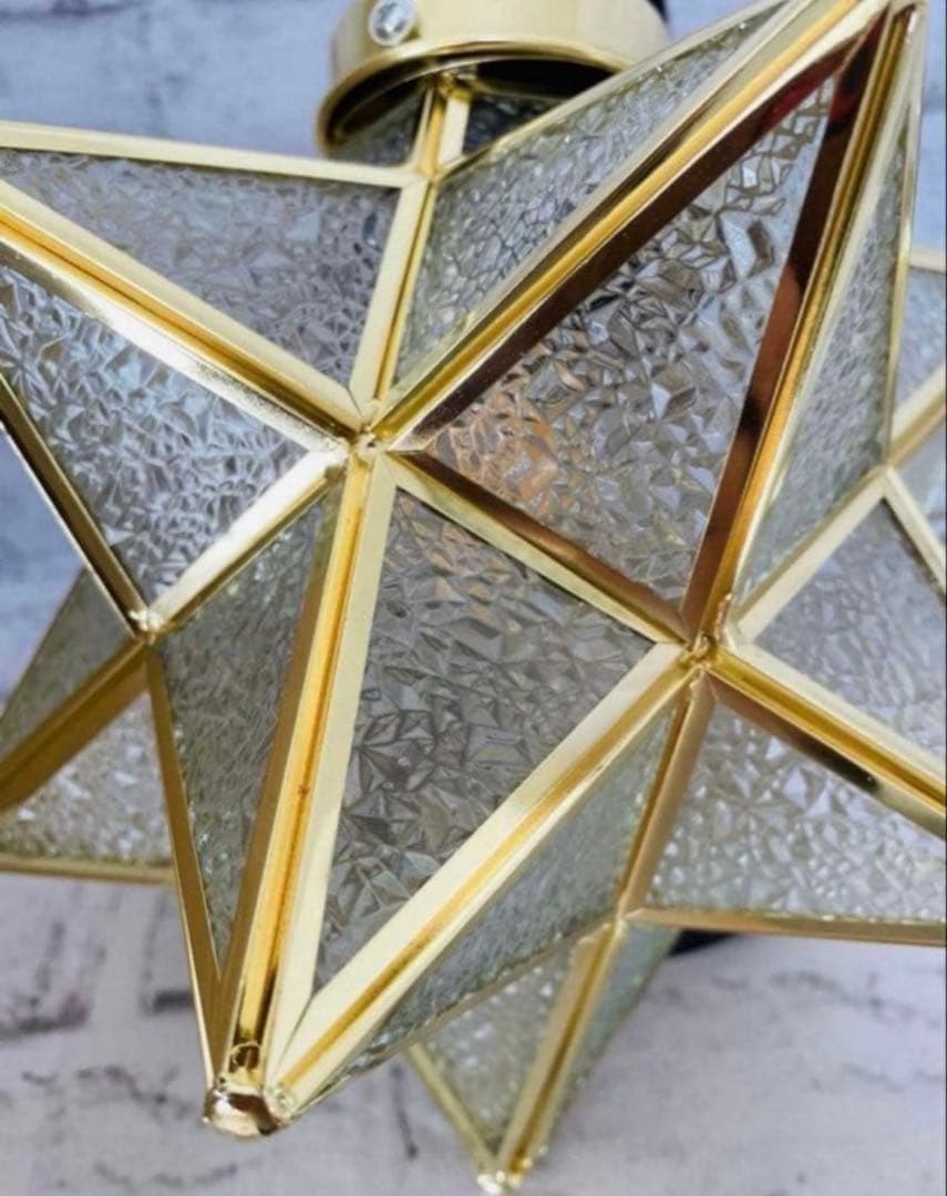 【新品未使用】ペンダントライト　ナイトライト　ルームライト　天井照明　星型